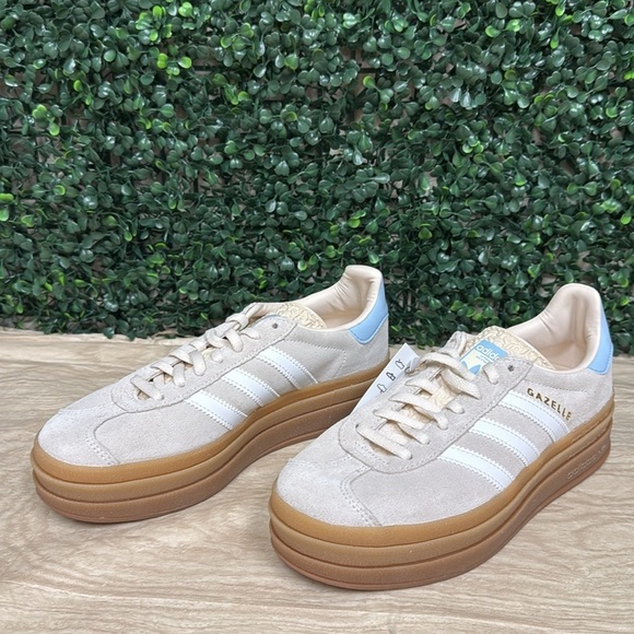 Adidas Gazelle Bold Sneakers Wonder White/Blue - 5